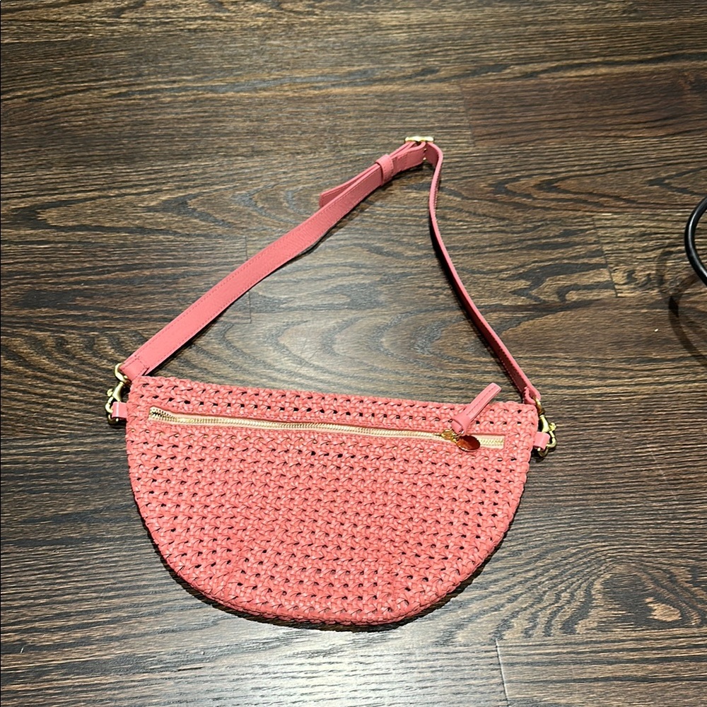 Clare V Grande Fanny, pink rose color, brand new